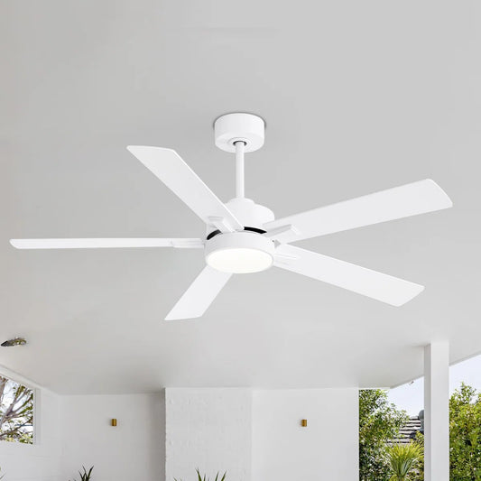 Rolanda 52" 5-inch Downrod Mount Ceiling Fan with Light Kit and Remote Control