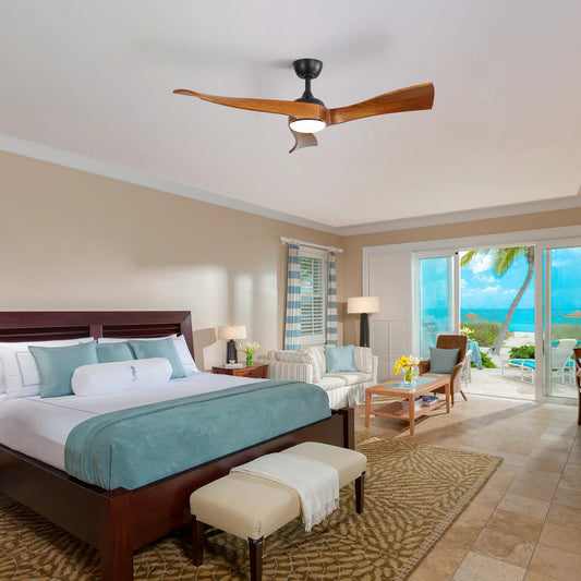 Kemp 52'' 3 - Blade Classic Propeller Ceiling Fan with Remote Control and LED Light Kit Included